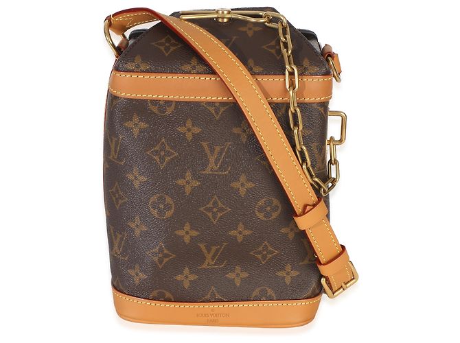 Borsa Legacy Milk Box in tela Monogram Louis Vuitton Marrone - vista 3