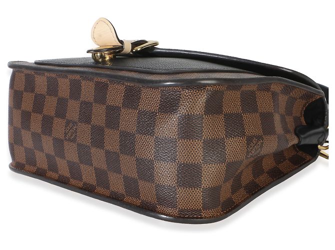 Louis Vuitton Black Damier Ebene Canvas Beaumarchais Marrone - vista 6