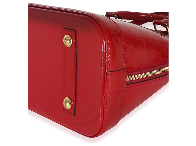 Louis Vuitton Red Monogram Vernis Alma PM - view 5