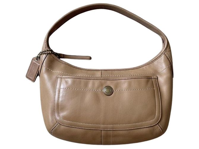Coach Y2K Leder Hobo Bag Hellbraun - Ansicht 2