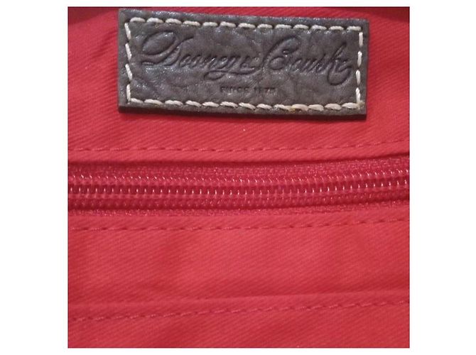 Borsa a tracolla in pelle marrone Dooney & Bourke - vista 4