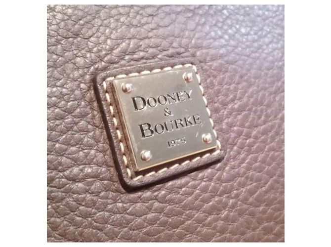 Borsa a tracolla in pelle marrone Dooney & Bourke - vista 5