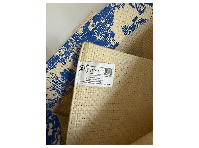 Dior Riviera Canvas Shopper Blau Beige - Ansicht 13