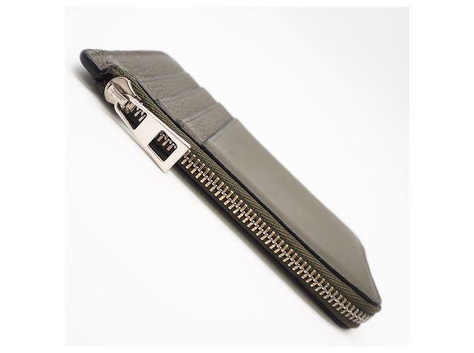Portacarte con monete Loewe Signature Arancione Cachi - vista 5
