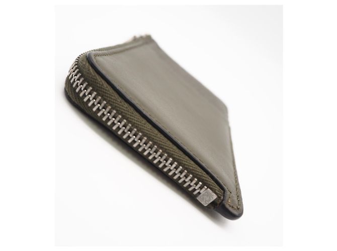 Portacarte con monete Loewe Signature Arancione Cachi - vista 8