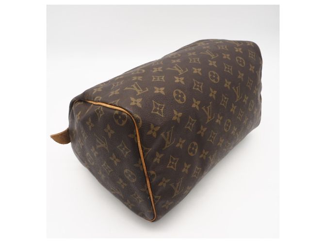 Borsa Louis Vuitton Monogram Speedy 30 Nero - vista 6