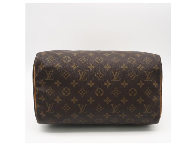 Borsa Louis Vuitton Monogram Speedy 30 Nero - vista 7