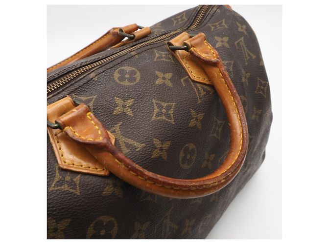 Borsa Louis Vuitton Monogram Speedy 30 Nero - vista 9