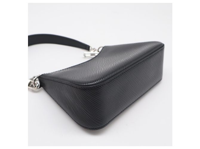 Borsa Louis Vuitton Epi Marellini Nero Bianco - vista 10