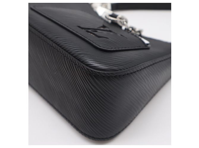 Borsa Louis Vuitton Epi Marellini Nero Bianco - vista 15