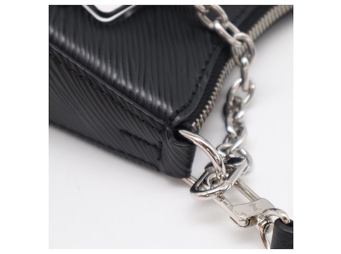 Borsa Louis Vuitton Epi Marellini Nero Bianco - vista 16