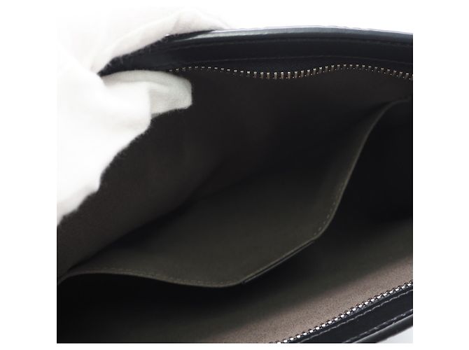 Clutch Gucci Sherry Line Nero Rosso Verde - vista 10