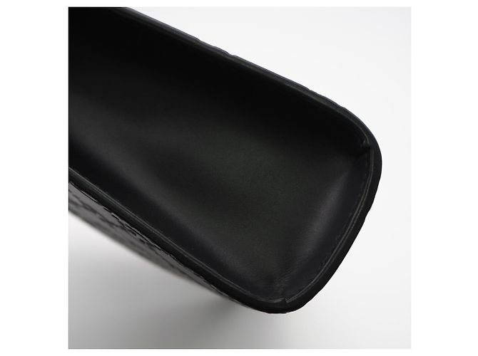 Clutch Gucci Sherry Line Nero Rosso Verde - vista 8