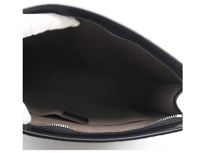 Clutch Gucci Sherry Line Nero Rosso Verde - vista 9