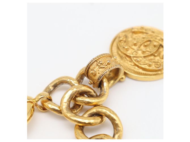 Bracciale con charm a moneta Chanel Coco Mark D'oro - vista 7