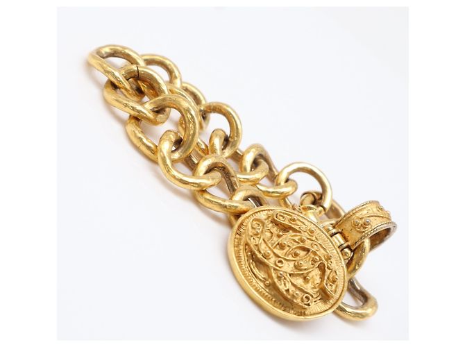 Bracciale con charm a moneta Chanel Coco Mark D'oro - vista 8