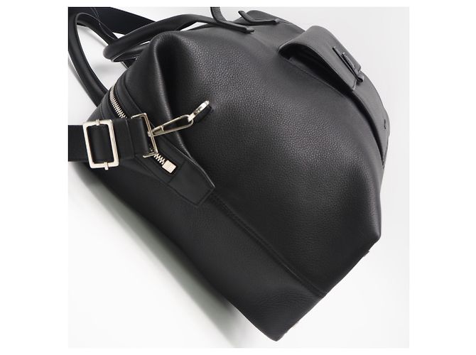 Christian Dior Borsa Boston in pelle Dior Homme Nero Blu navy - vista 6