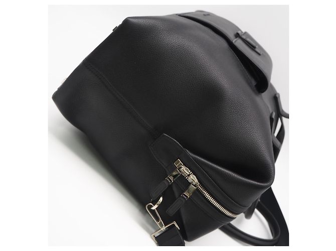 Christian Dior Borsa Boston in pelle Dior Homme Nero Blu navy - vista 7