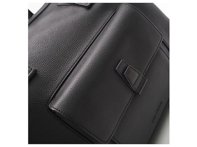 Christian Dior Borsa Boston in pelle Dior Homme Nero Blu navy - vista 9
