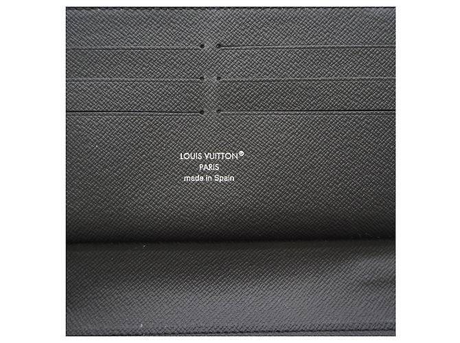 Louis Vuitton Monogram Eclipse Zippy Organizer Long Wallet Brown Black - view 15
