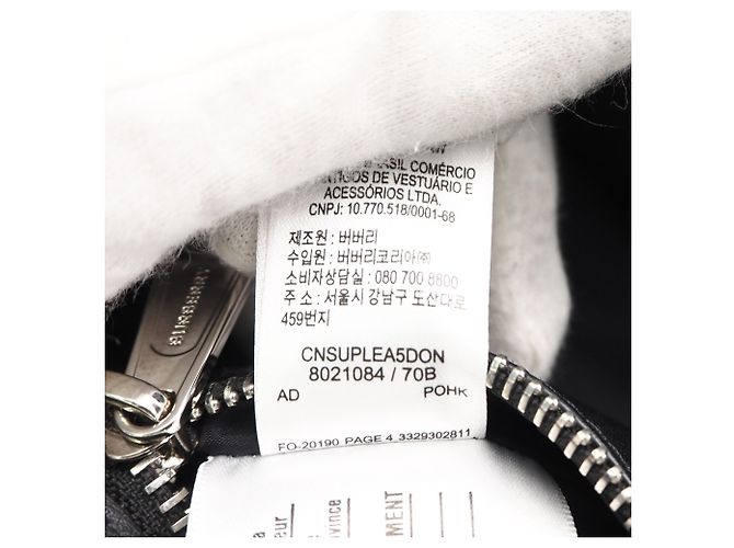 Zaino Burberry Nylon Jet Nero - vista 16