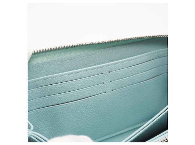 Louis Vuitton Monogram Empreinte Zippy Wallet Blau Gelb - Ansicht 10