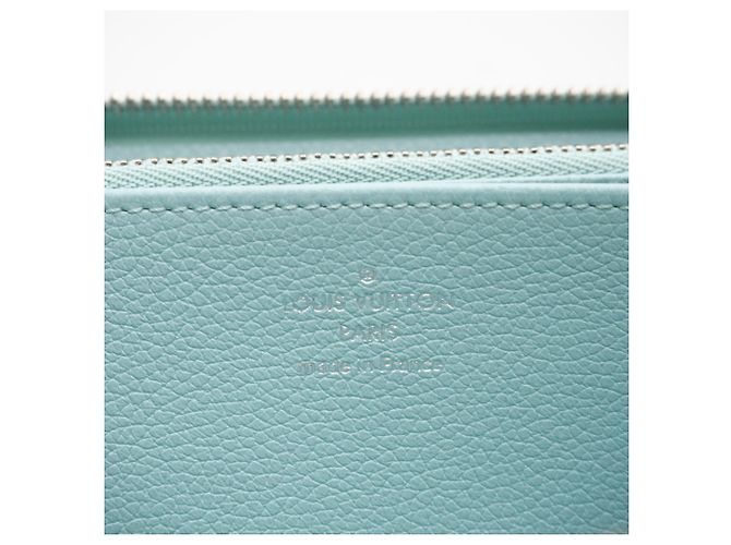 Louis Vuitton Monogram Empreinte Zippy Wallet Blau Gelb - Ansicht 11