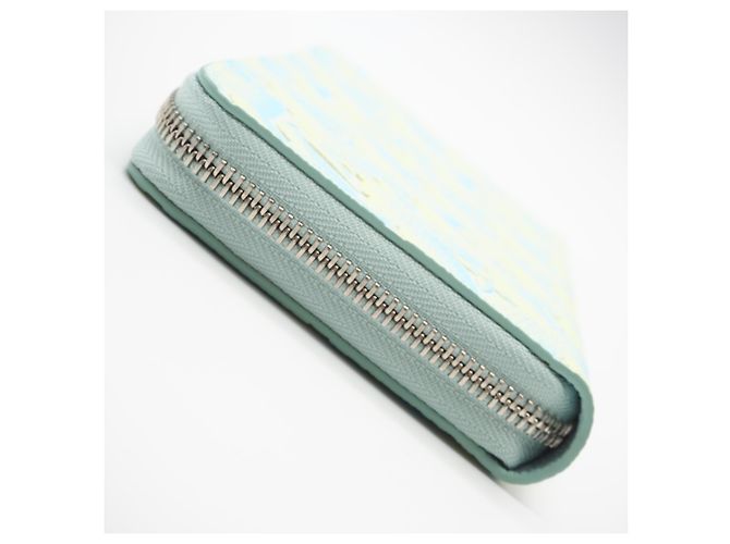 Louis Vuitton Monogram Empreinte Zippy Wallet Blau Gelb - Ansicht 7