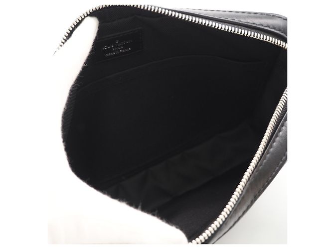 Borsa a tracolla Louis Vuitton Damier Graphite 3D Trio Messenger Marrone Nero - vista 12