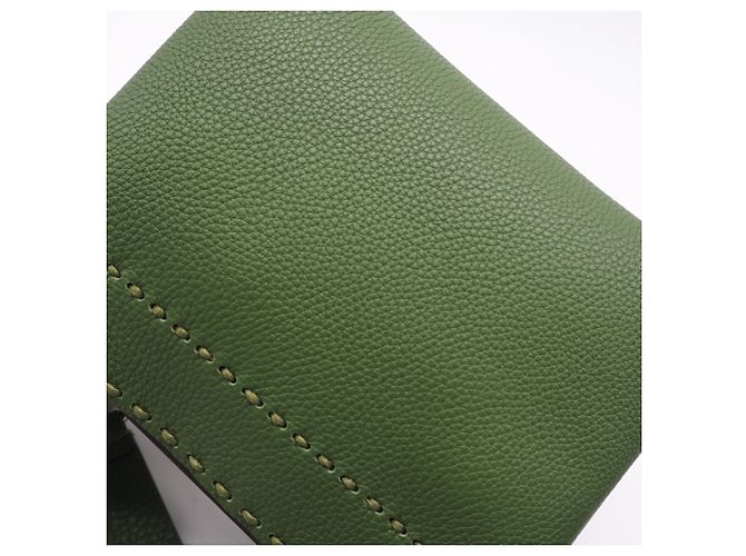 Borsa Fendi Selleria Peekaboo Soft Small Verde - vista 3