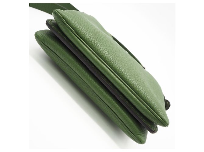 Borsa Fendi Selleria Peekaboo Soft Small Verde - vista 6
