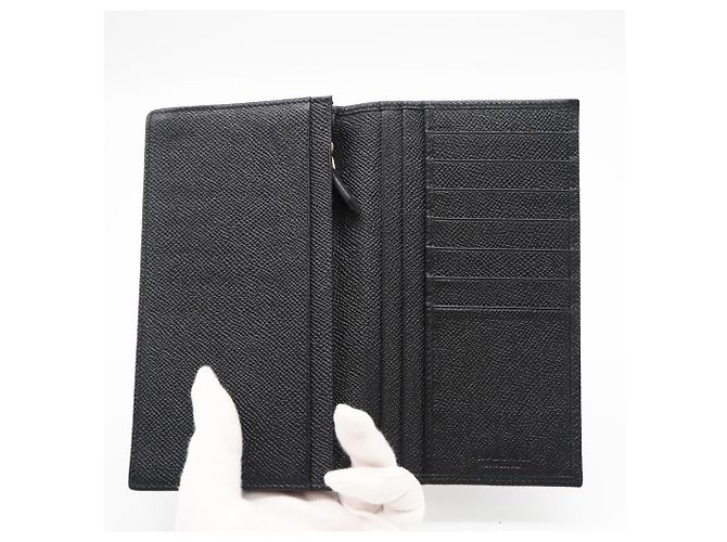 Bulgari BVLGARI Bvlgari Man Bi-fold Long Wallet Black Blue - view 10