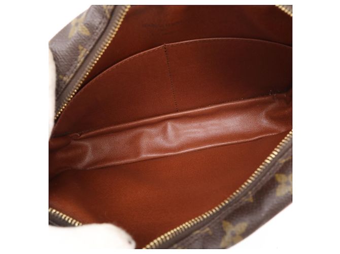 Clutch Louis Vuitton Monogram Compiegne 28 Marrone Beige - vista 10
