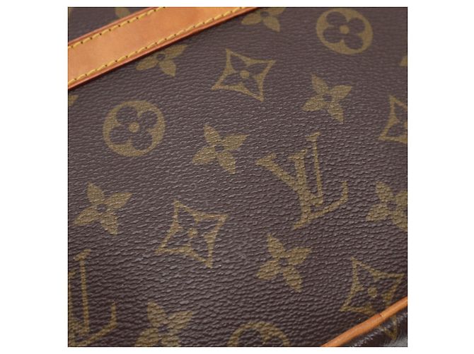 Clutch Louis Vuitton Monogram Compiegne 28 Marrone Beige - vista 4