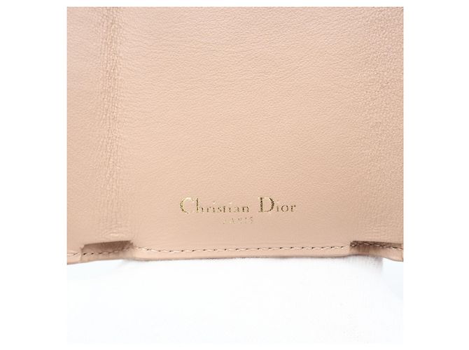Cartera tríptico 30 Montaigne Lotus en piel granulada Christian Dior - vista 14