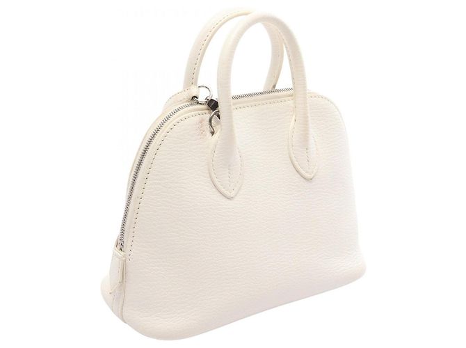 Hermès Borsa 2-Way Hermes Bolide 1923 Mini Bianco - vista 2