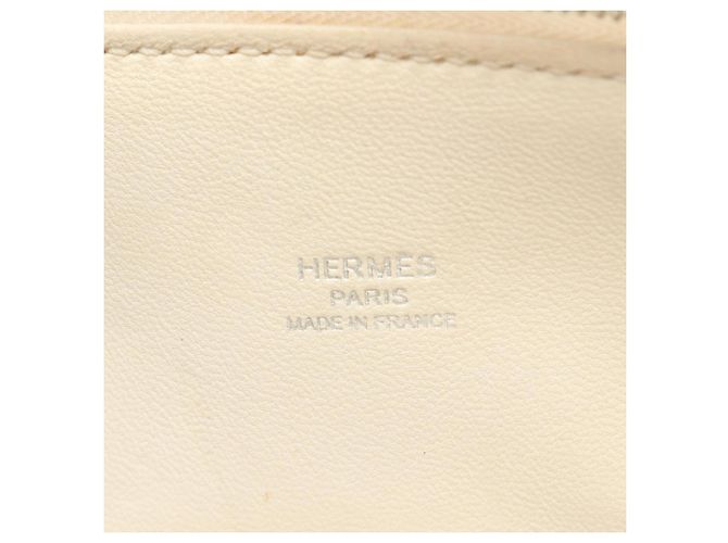 Hermès Borsa 2-Way Hermes Bolide 1923 Mini Bianco - vista 4