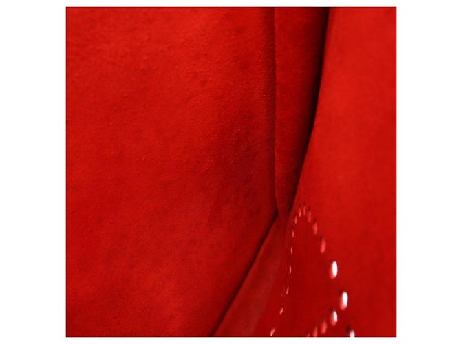 Hermès Borsa a tracolla Hermes Evelyne 2 PM Rouge Casaque Rosso - vista 11