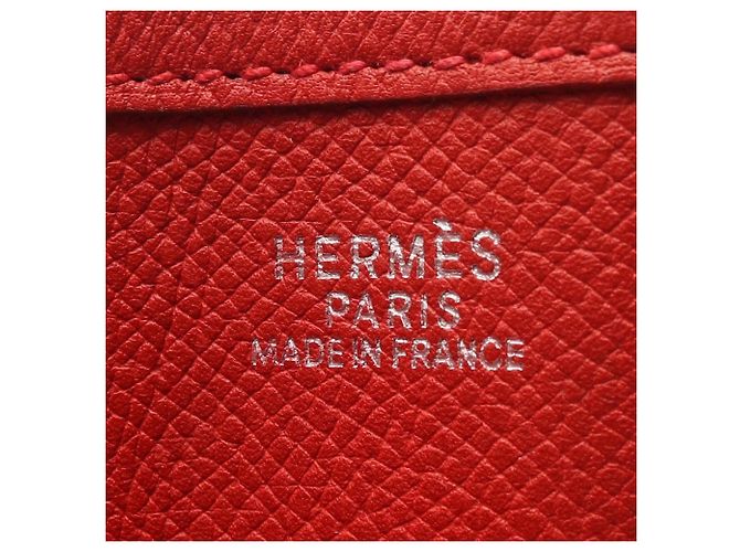 Hermès Borsa a tracolla Hermes Evelyne 2 PM Rouge Casaque Rosso - vista 4