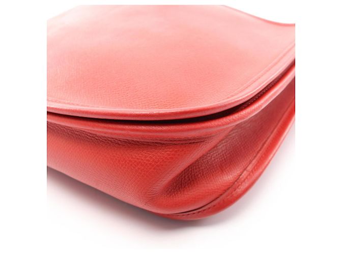 Hermès Borsa a tracolla Hermes Evelyne 2 PM Rouge Casaque Rosso - vista 8
