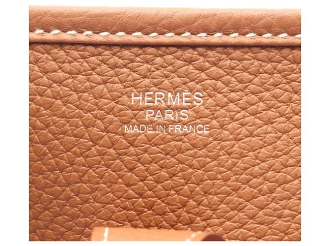 Hermès Borsa a tracolla Hermes Evelyne 3 Trois PM Marrone - vista 4
