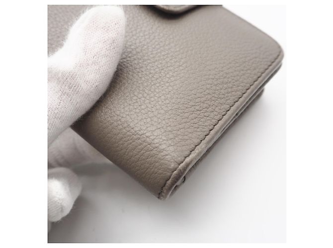 Cartera de piel de becerro de Prada Gris - vista 10