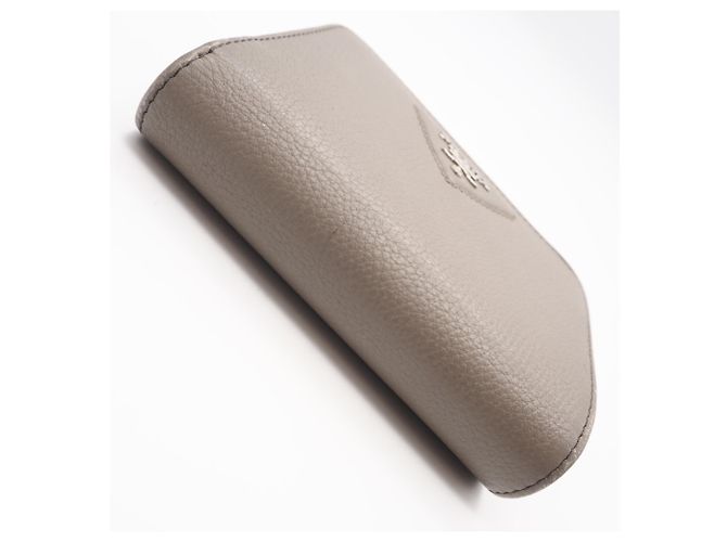 Cartera de piel de becerro de Prada Gris - vista 5