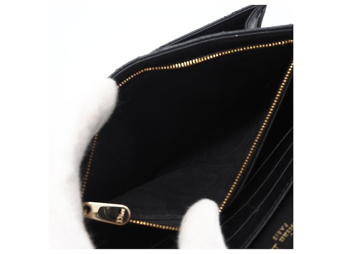 Pochette Daily Chain in agnello cannage Christian Dior Nero - vista 13