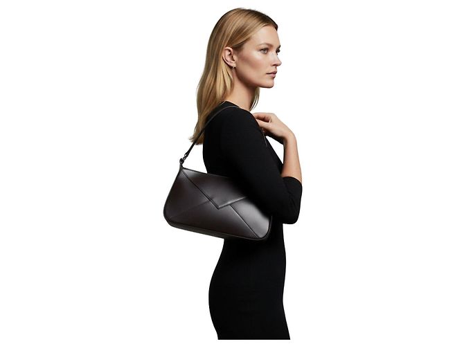 Bolso de hombro sobre vintage Balenciaga Castaño - vista 2