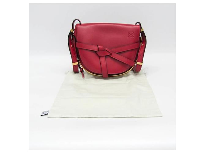 Loewe Metal Gate Leather Small Rosso - vista 2