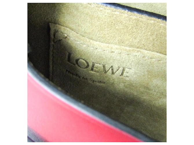 Loewe Metal Gate Leather Small Rosso - vista 4