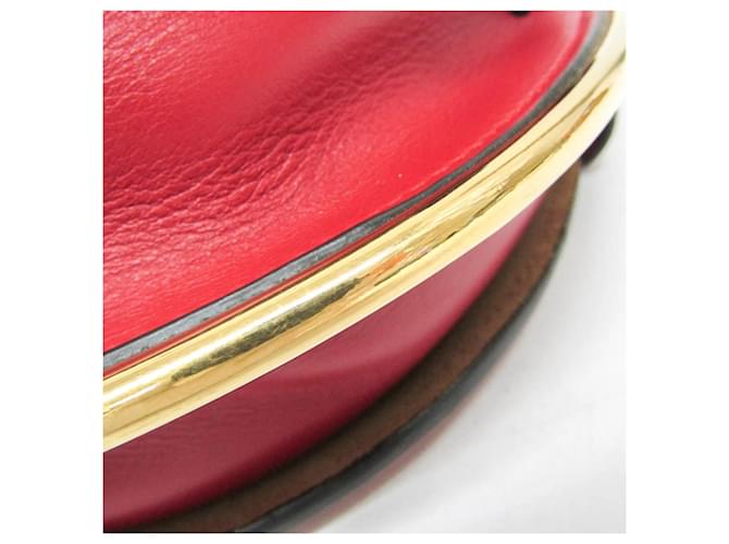 Loewe Metal Gate Leather Small Rosso - vista 5