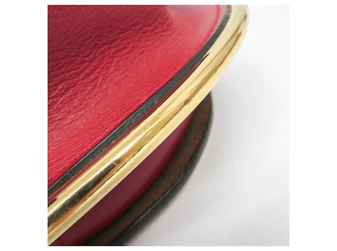Loewe Metal Gate Leather Small Rosso - vista 6