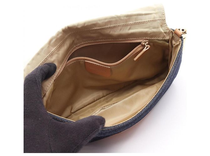 Borsa a Spalla Christian Dior Dior Maris Pearl Beige Blu navy - vista 3